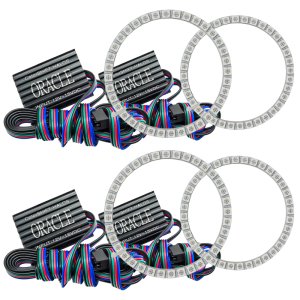 Nissan 370Z Headlight Halo Kit - ORACLE Lighting - ColorSHIFT w/o Controller - `09-`20